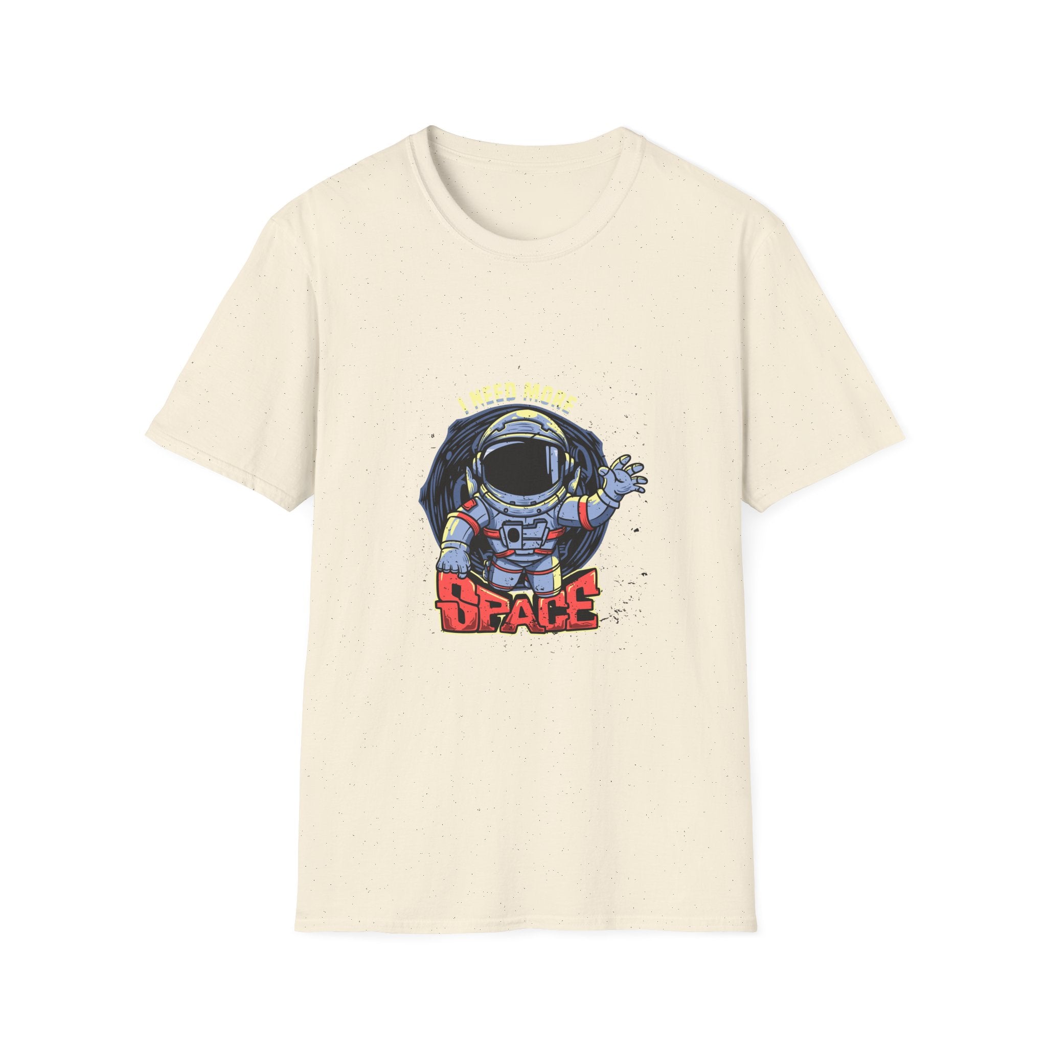 Astronaut Graphic T-Shirt — 'Space' Retro Cartoon Tee