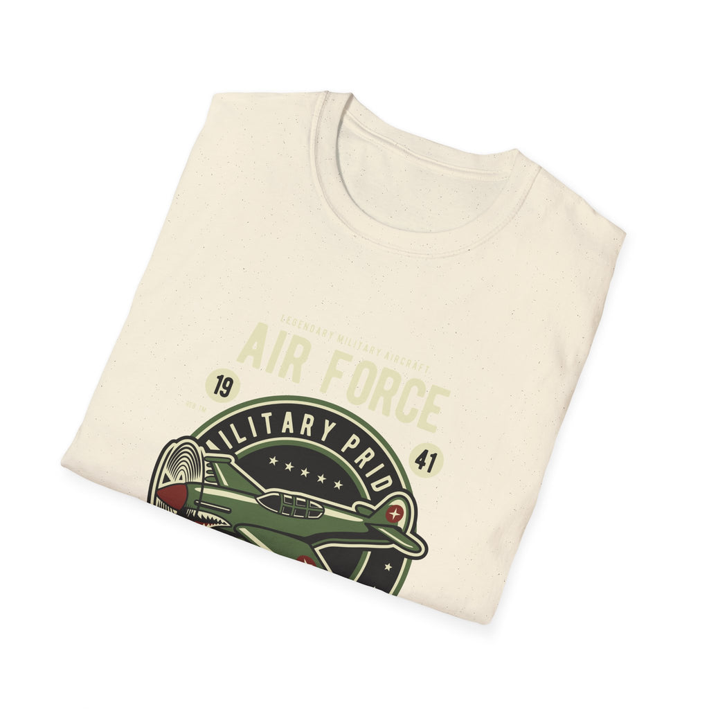 Air Force Military Pride T-Shirt — Vintage Aircraft Emblem