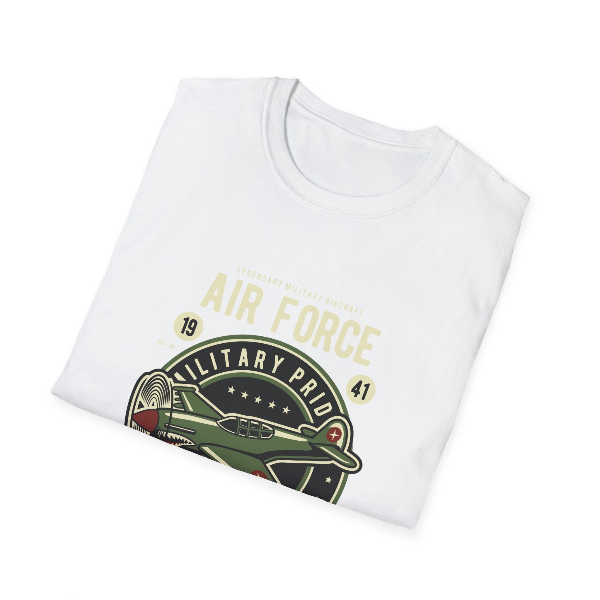 Air Force Military Pride T-Shirt — Vintage Aircraft Emblem