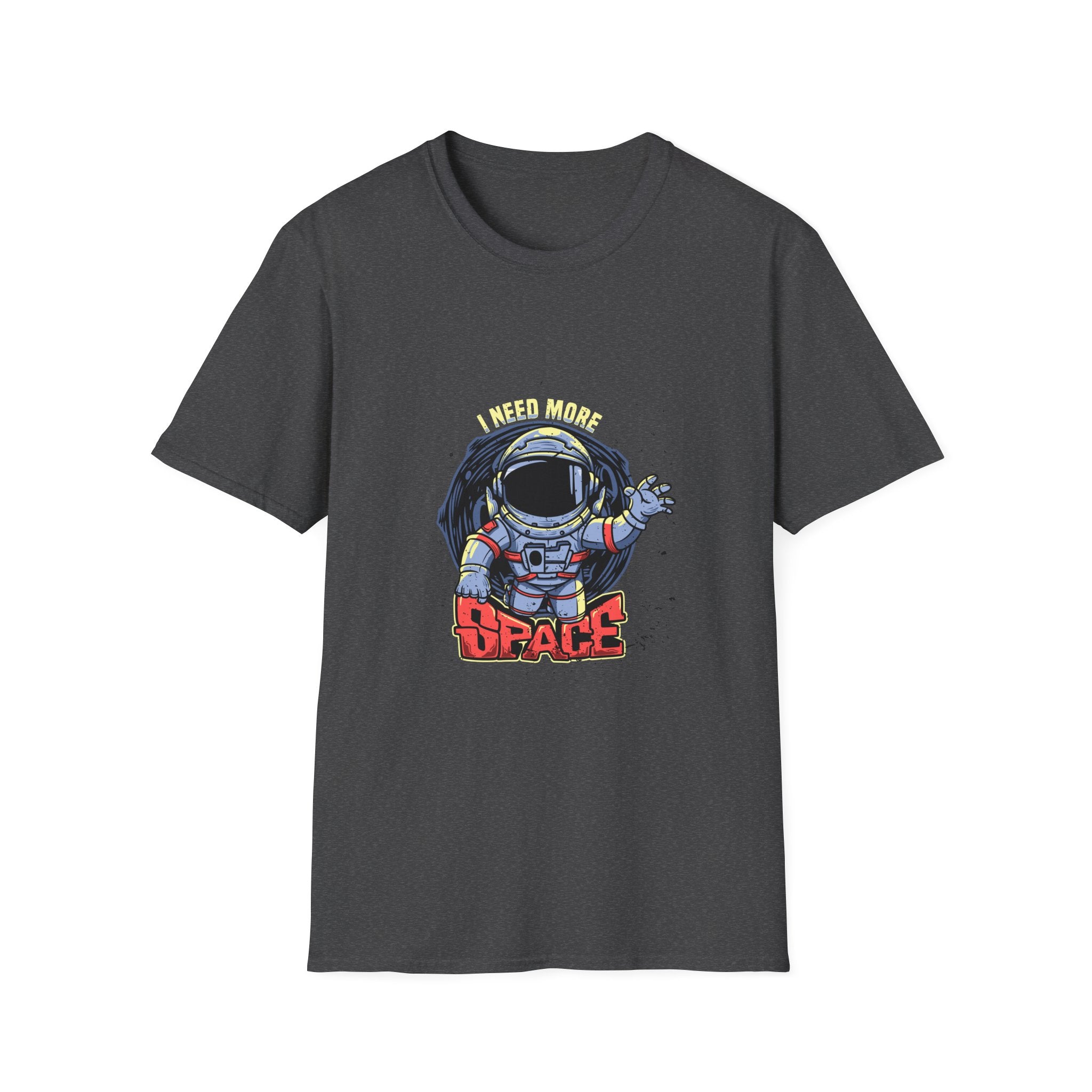 Astronaut Graphic T-Shirt — 'Space' Retro Cartoon Tee