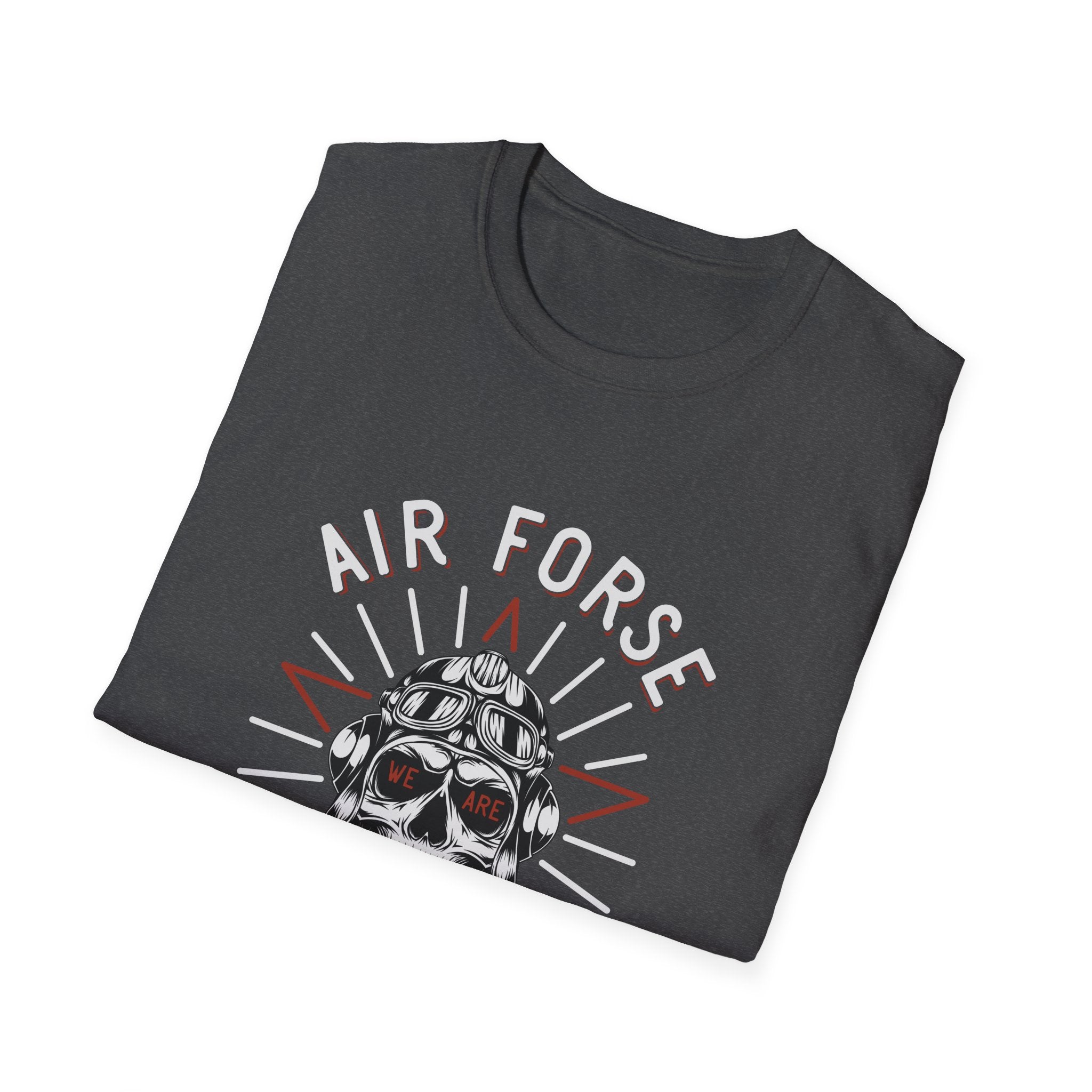 Air Force Fearless Skull T-Shirt — Military Pilot Skull Tee