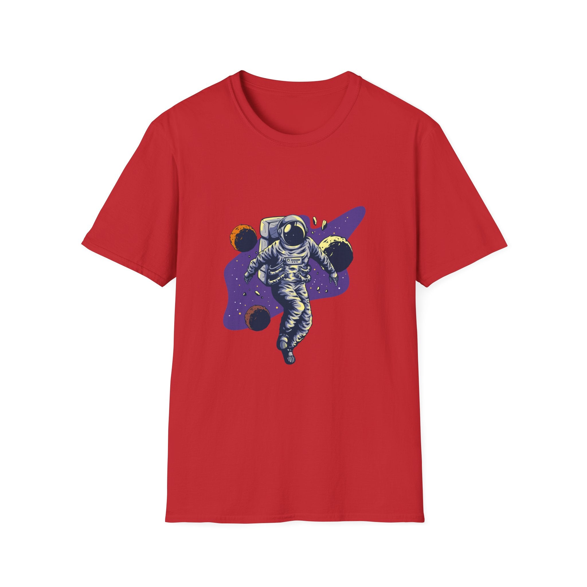 Astronaut Space Tee — Retro Floating Astronaut Graphic T-Shirt