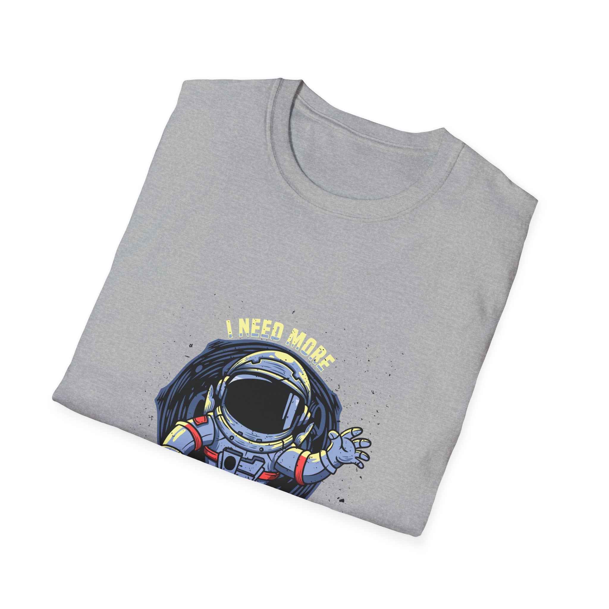Astronaut Graphic T-Shirt — 'Space' Retro Cartoon Tee