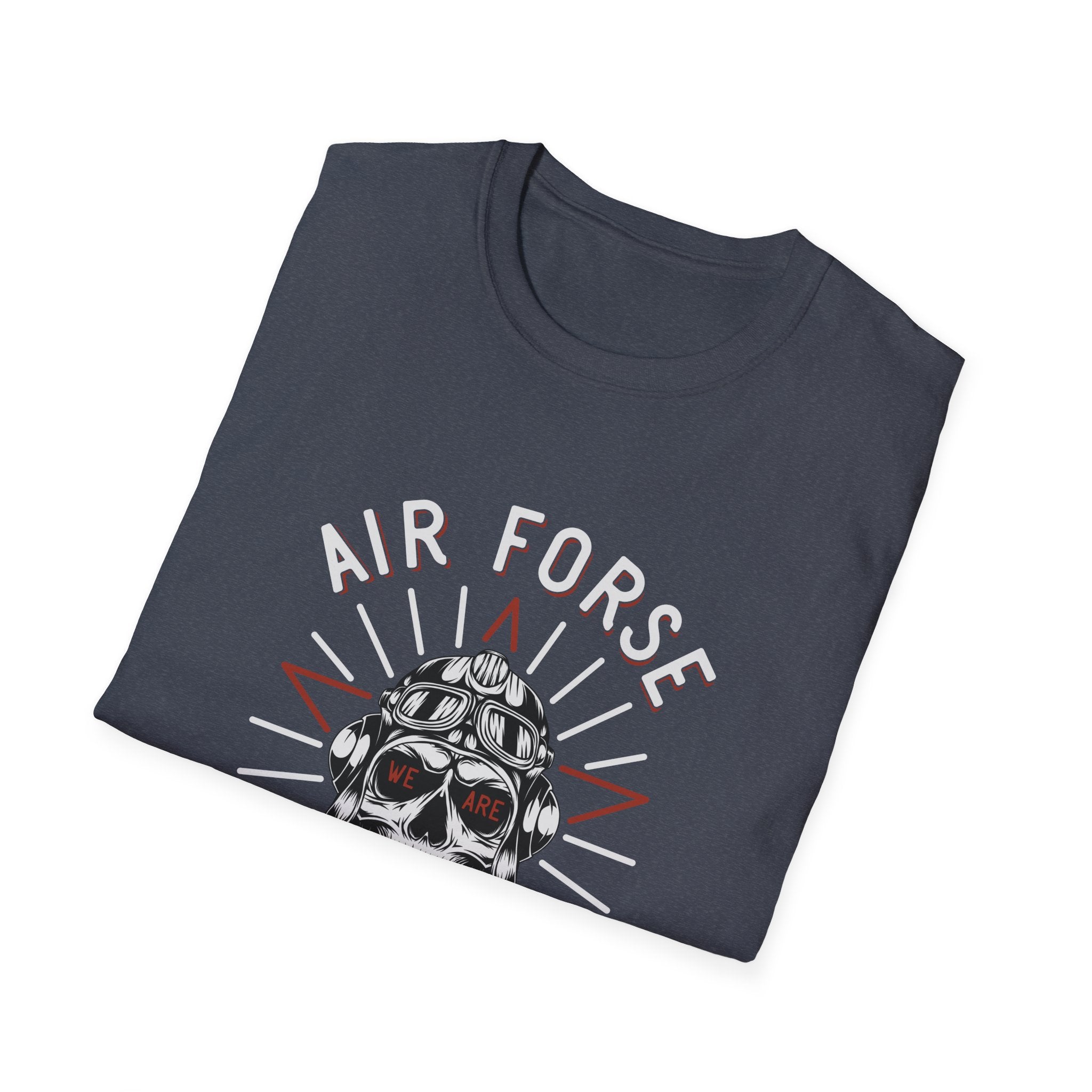 Air Force Fearless Skull T-Shirt — Military Pilot Skull Tee