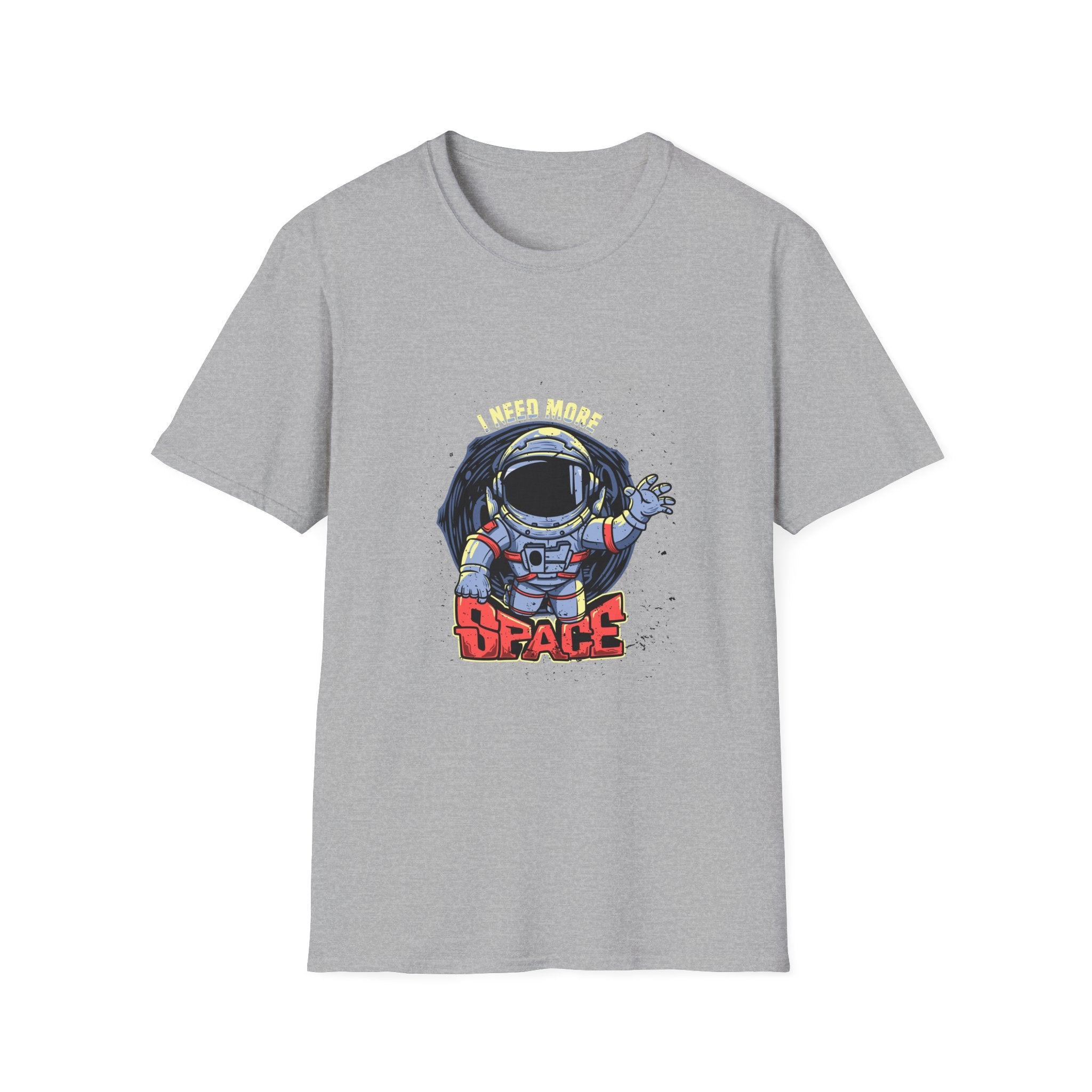 Astronaut Graphic T-Shirt — 'Space' Retro Cartoon Tee