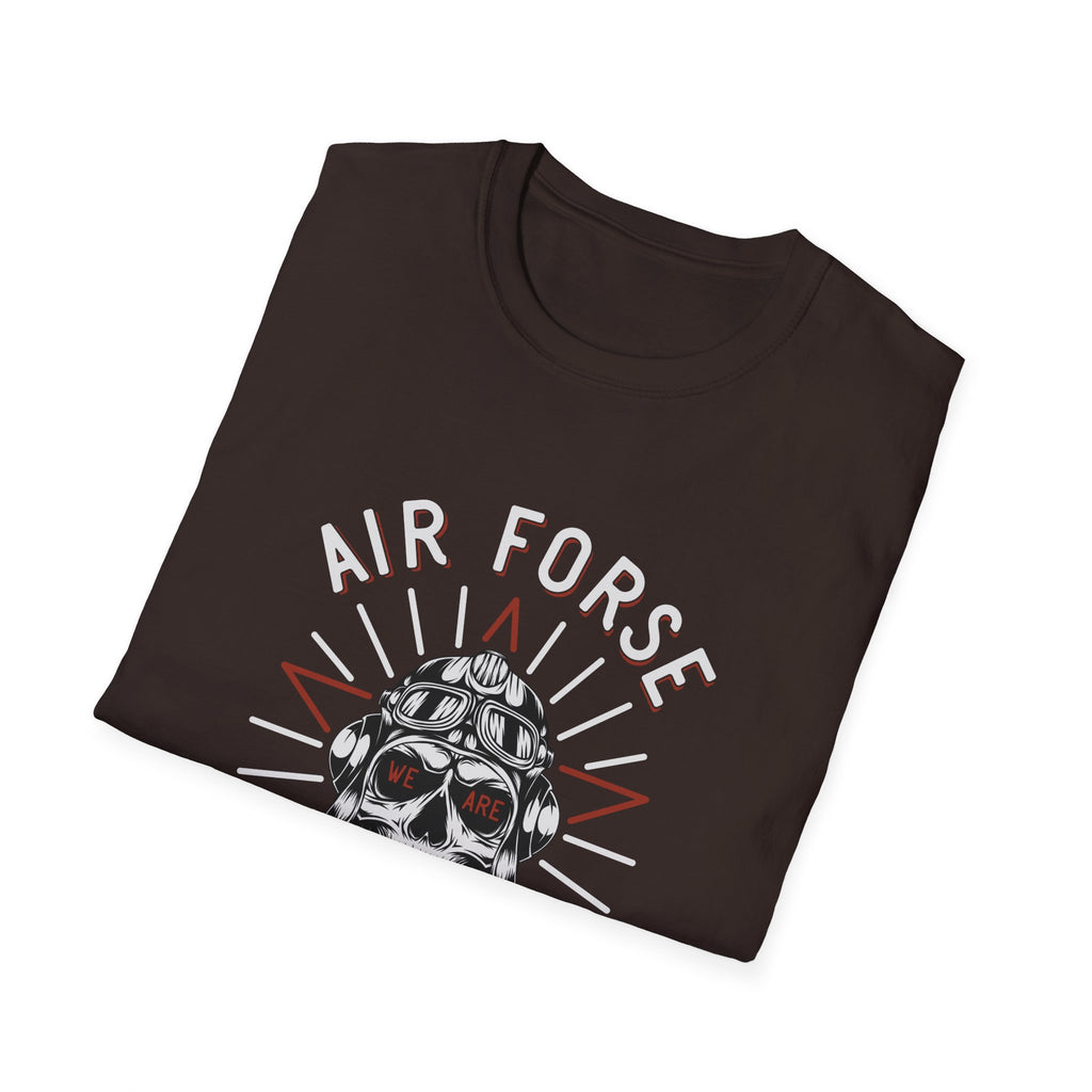 Air Force Fearless Skull T-Shirt — Military Pilot Skull Tee