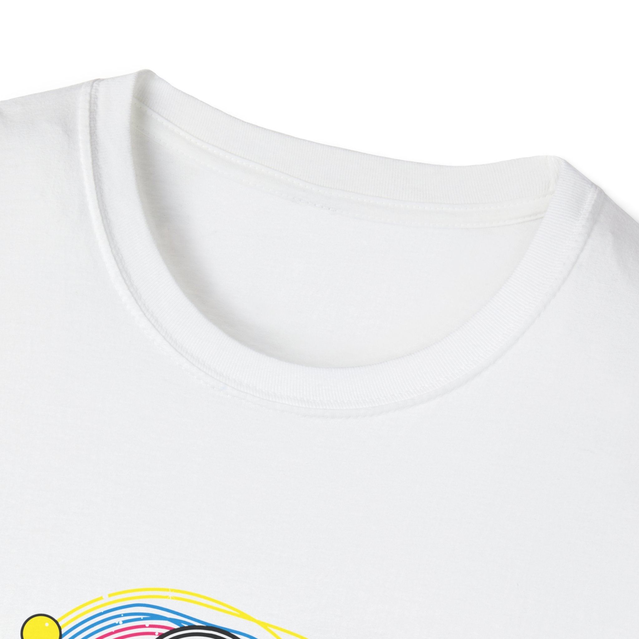 Astronaut Riding Tricycle T-Shirt | Space Helmet, Retro Neon Planets