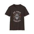 Air Force Fearless Skull T-Shirt — Military Pilot Skull Tee