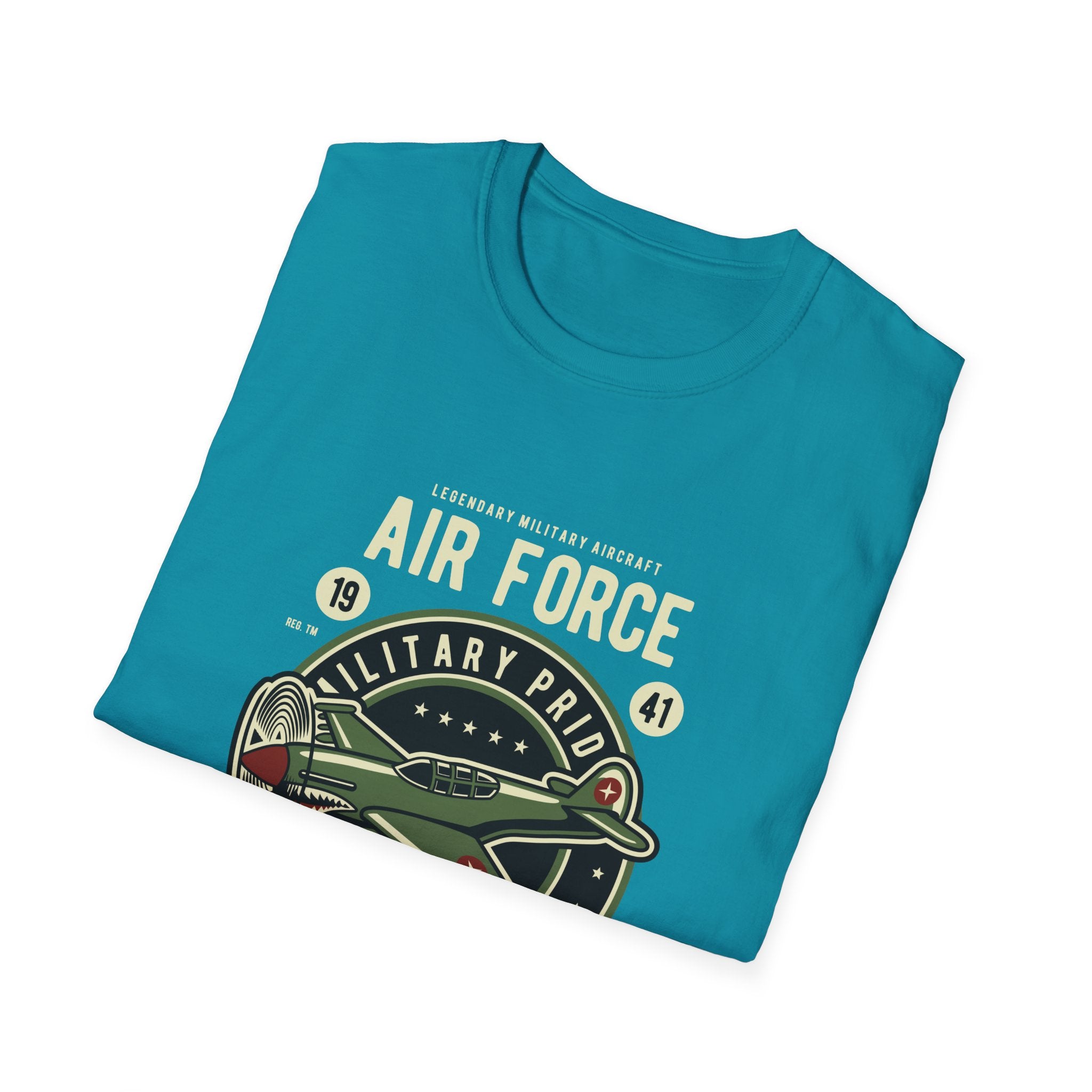 Air Force Military Pride T-Shirt — Vintage Aircraft Emblem