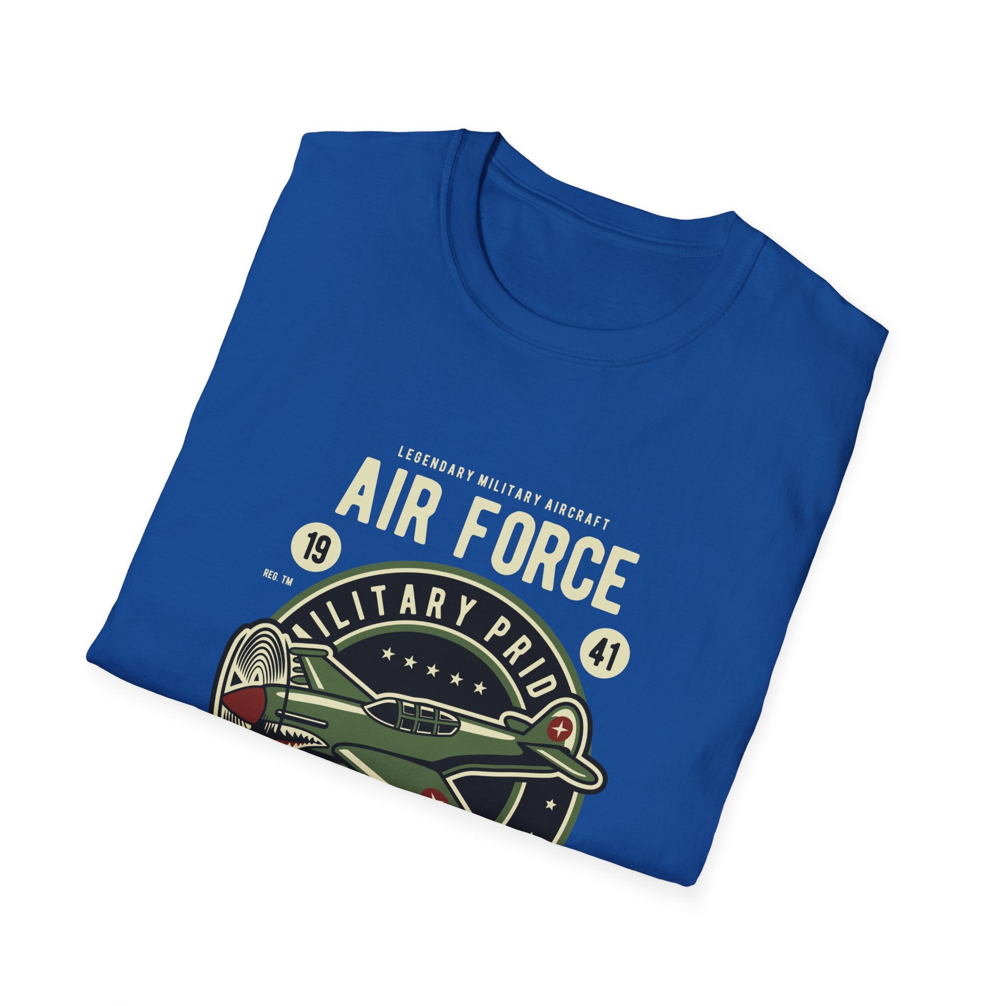 Air Force Military Pride T-Shirt — Vintage Aircraft Emblem