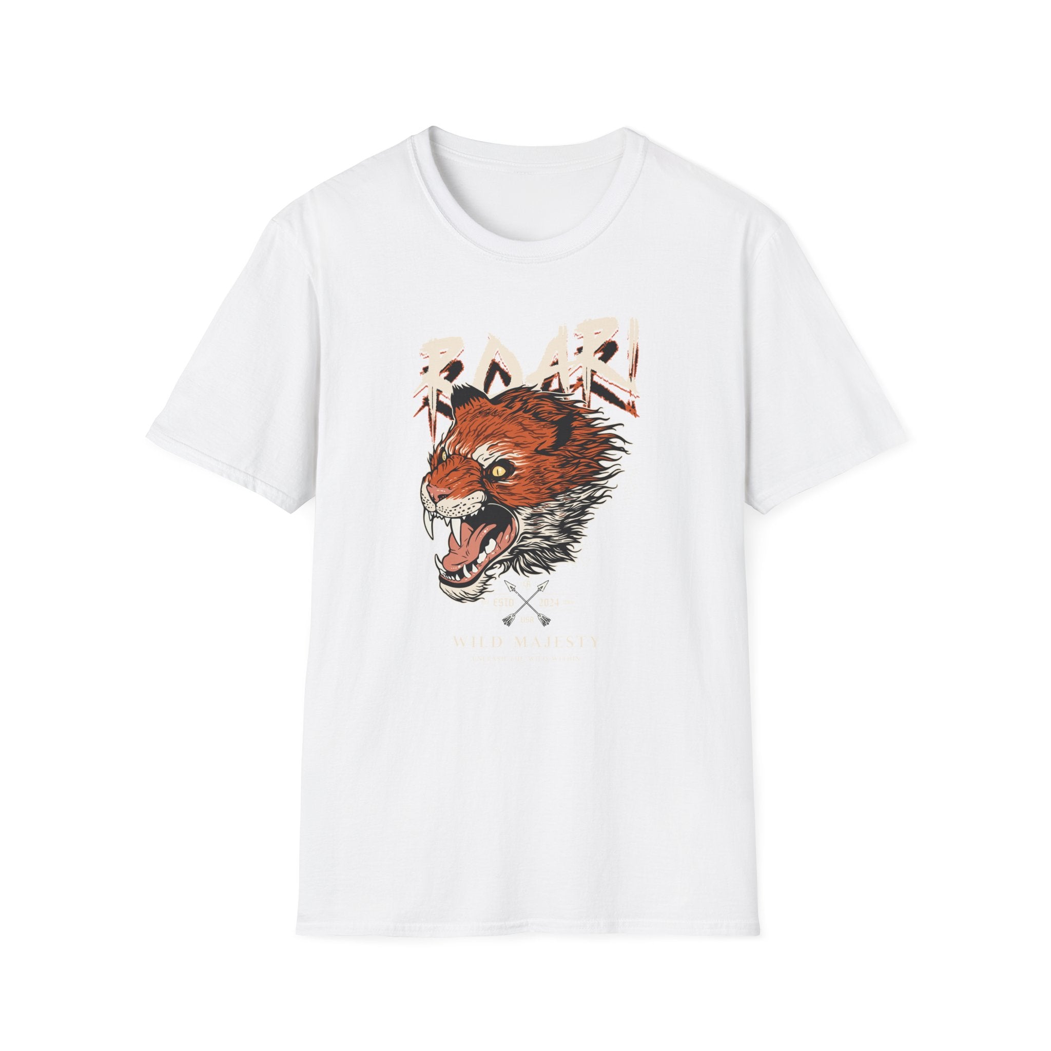 Angry Fox Head T-Shirt — Vintage Tribal Graphic